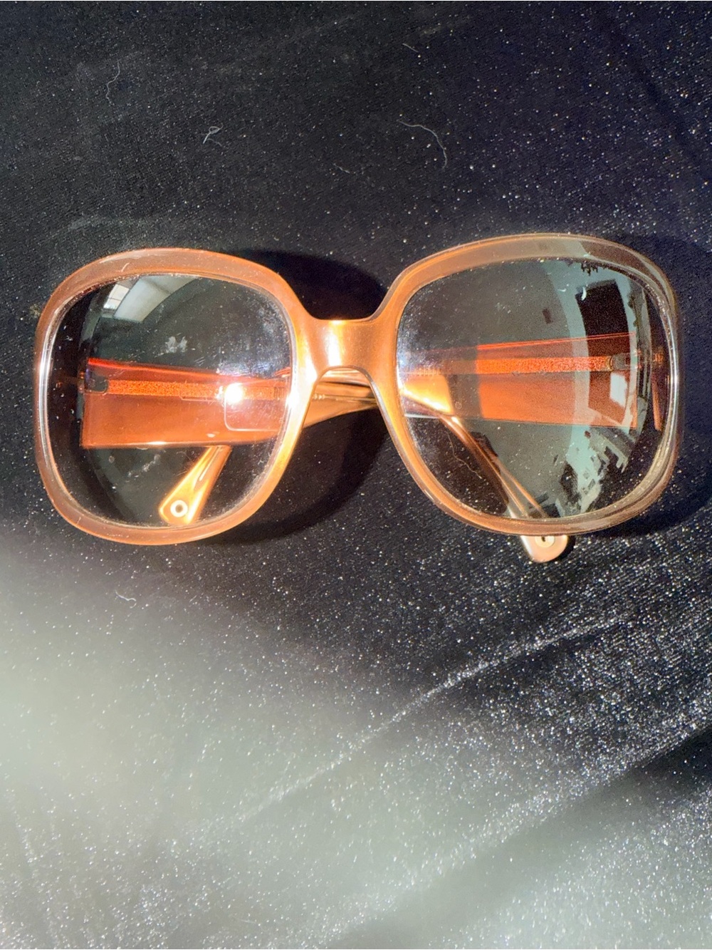 Vintage Y2K Coach S2002 Oversized Sunglasses with Signature Case